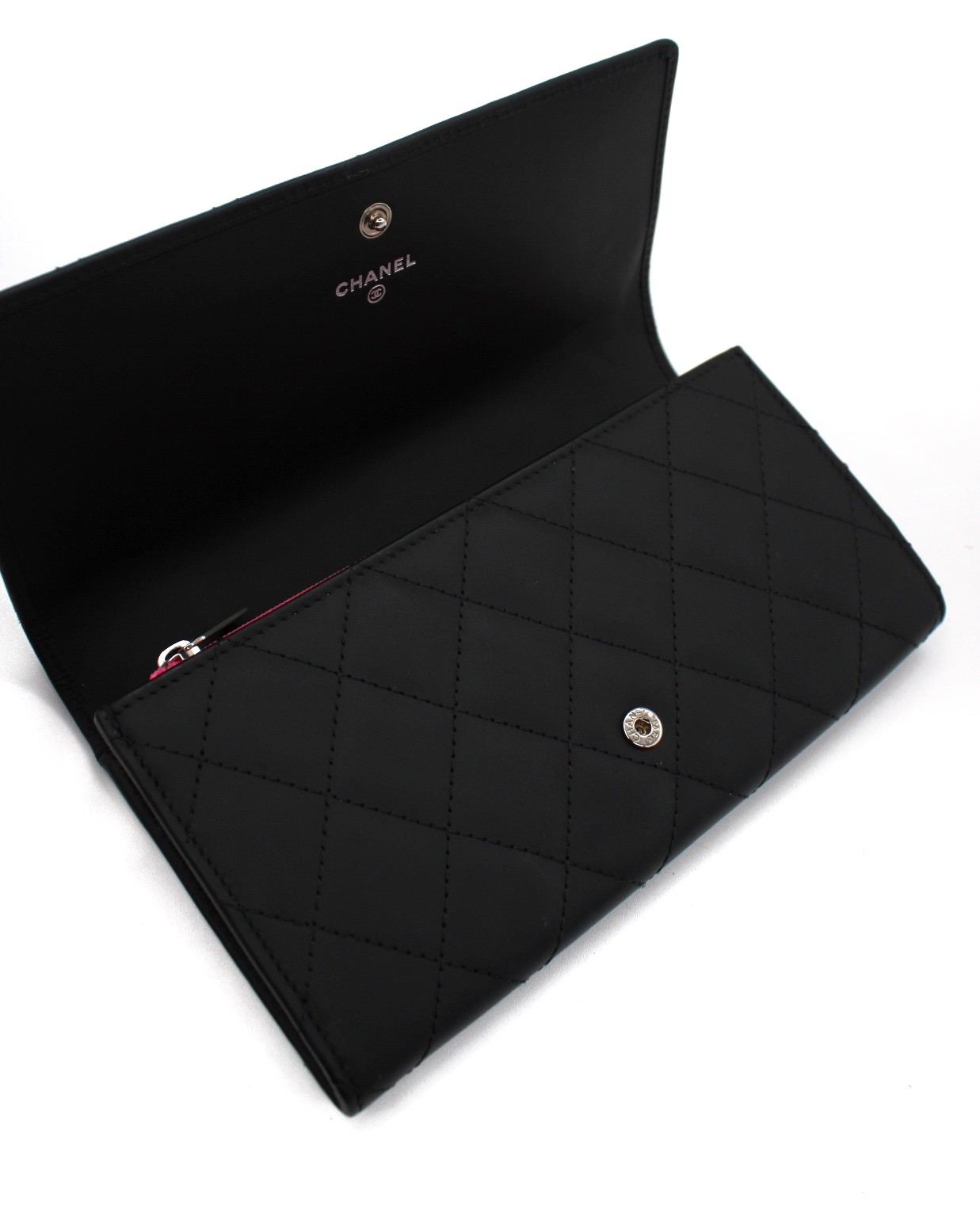 Portafoglio Chanel Cambon In Pelle Nera thumb
