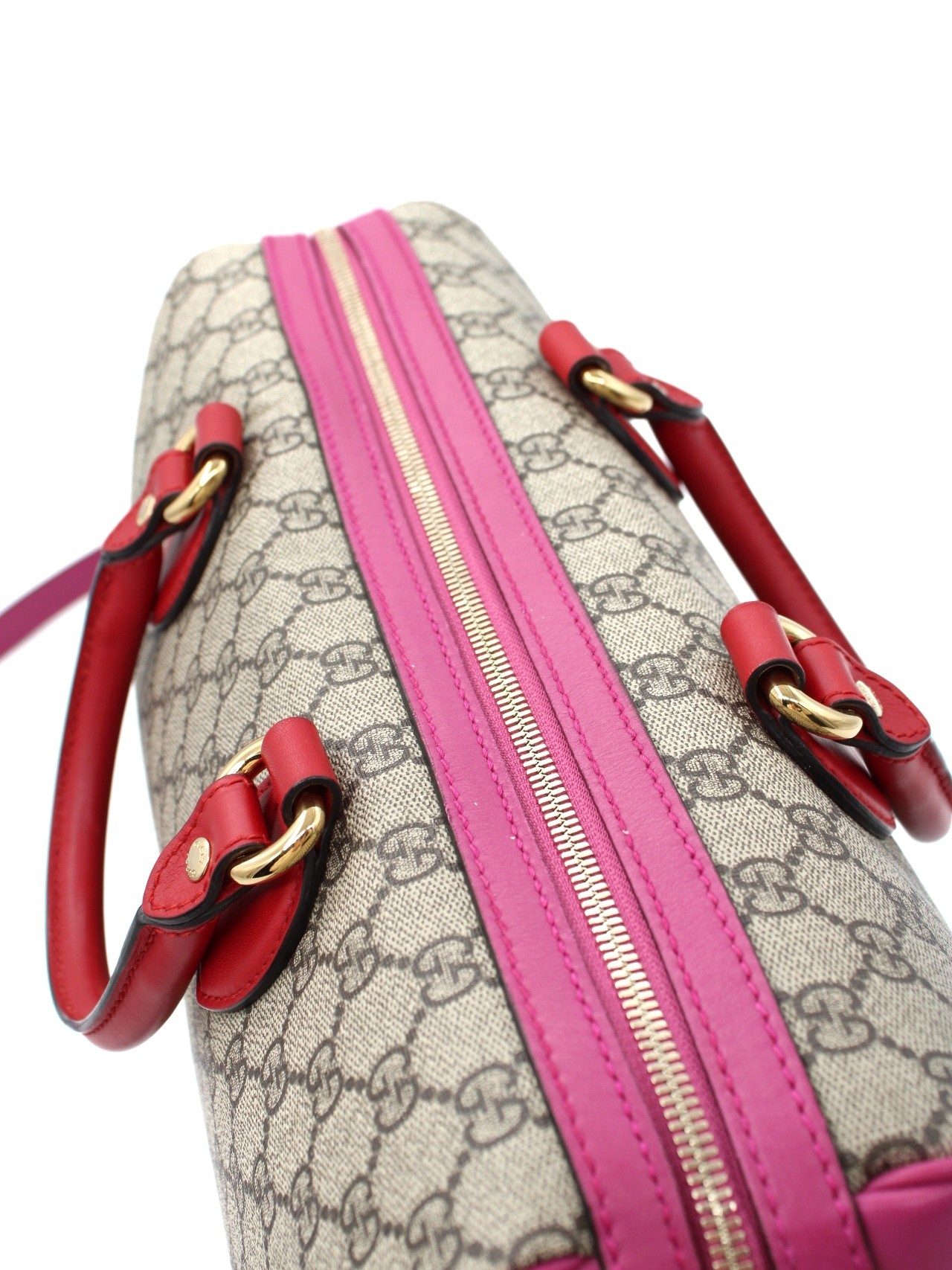 Bauletto Gucci Boston GG Supreme e Pelle thumb