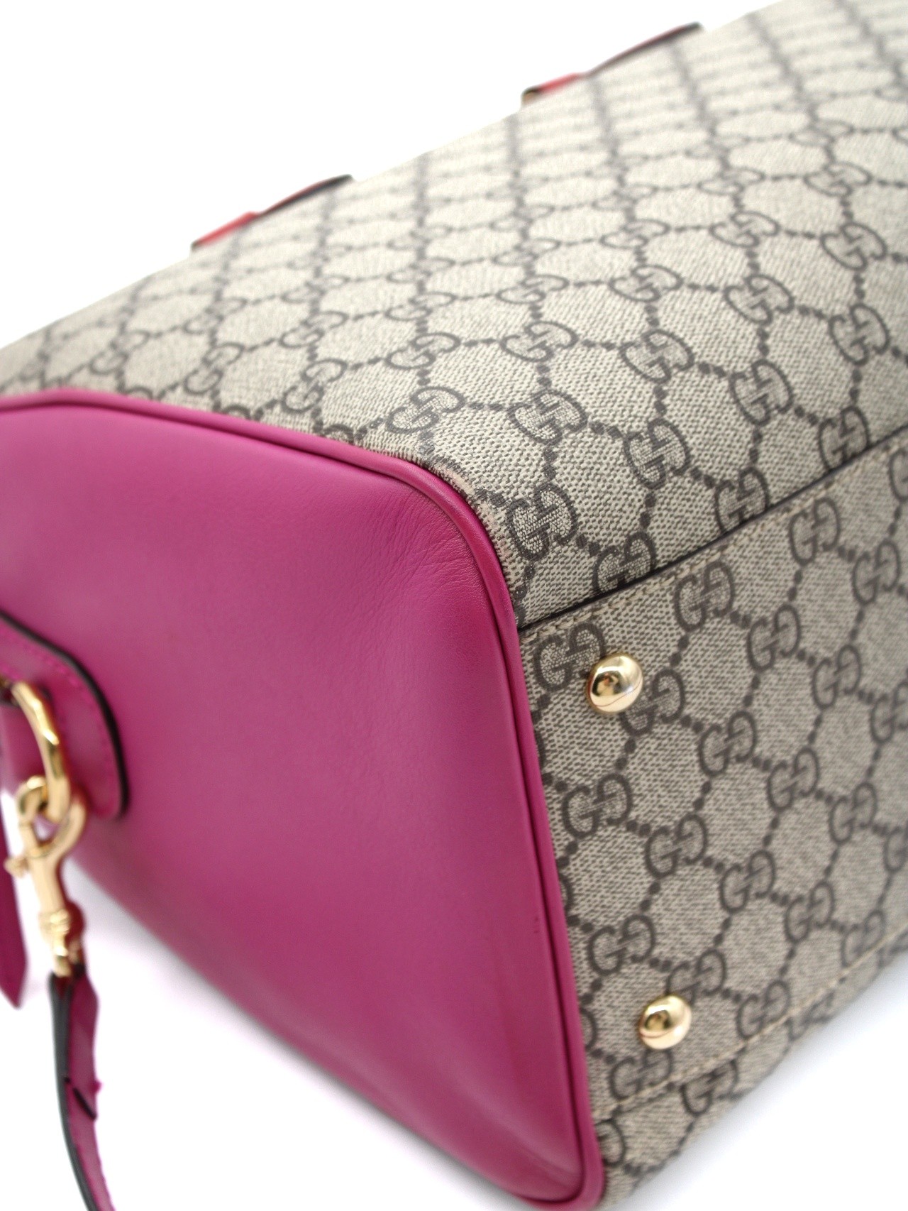 Bauletto Gucci Boston GG Supreme e Pelle thumb