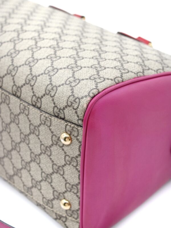 Bauletto Gucci Boston GG Supreme e Pelle