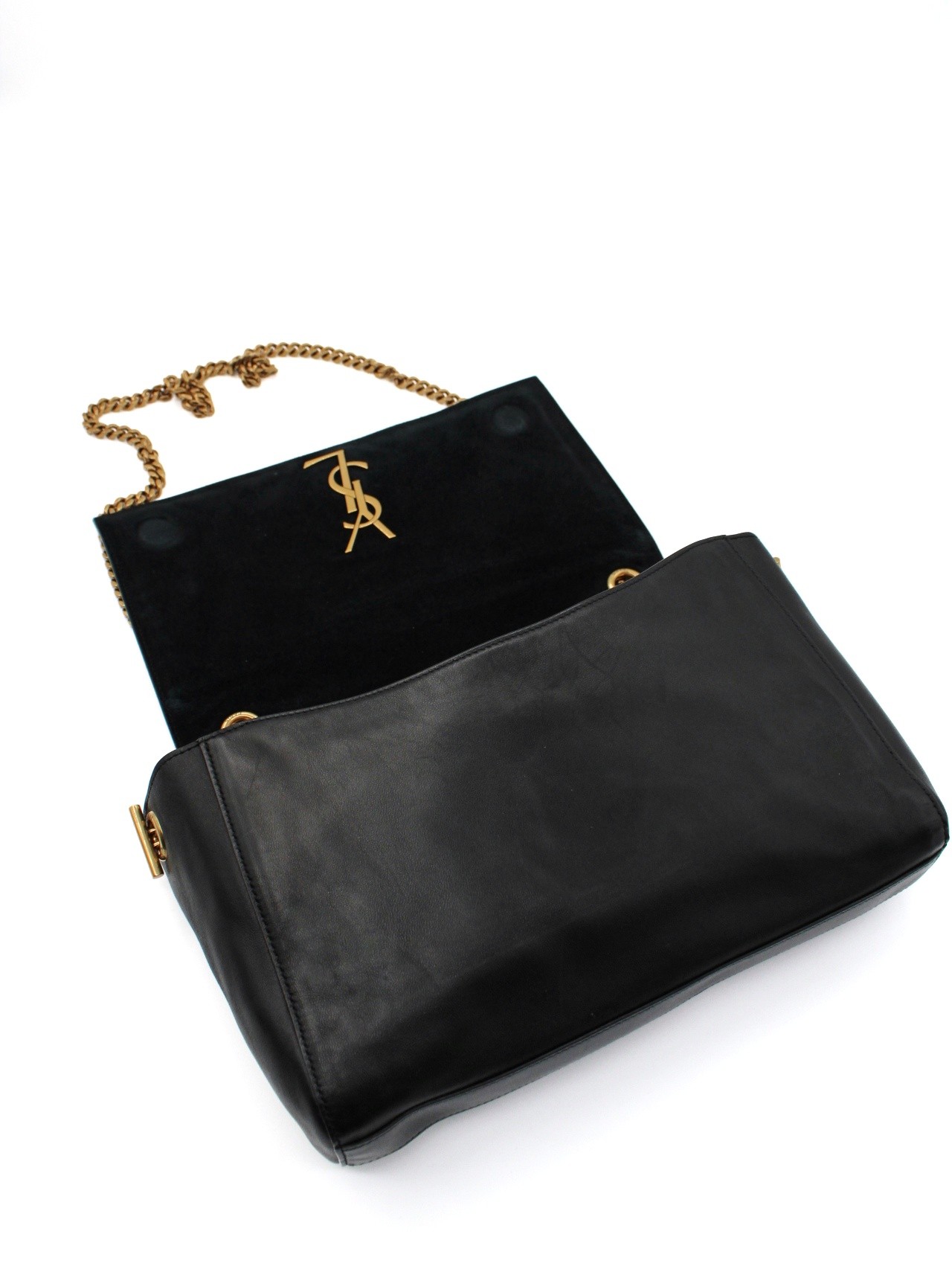 Borsa Saint Laurent Kate medium Reversibile pelle e suede thumb