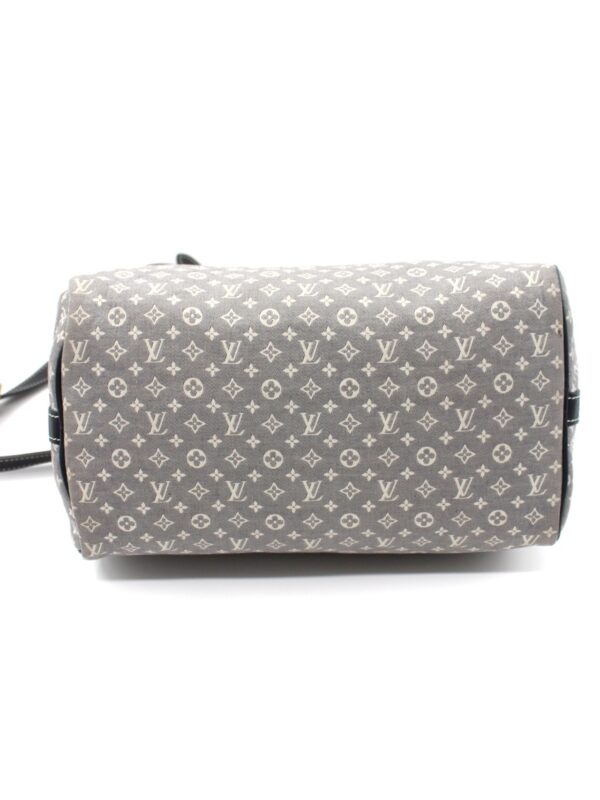 Speedy Louis Vuitton Mini Lin inserti in pelle blu