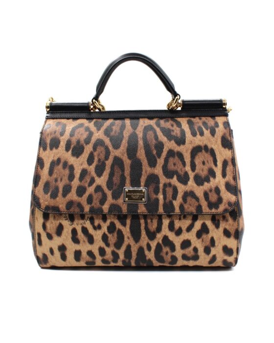 Borsa Dolce & Gabbana Miss Sicily Grande Leopardata