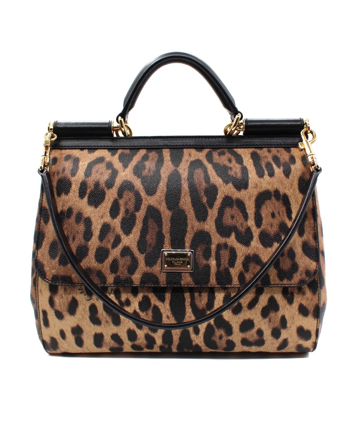 Borsa Dolce & Gabbana Miss Sicily Grande Leopardata thumb