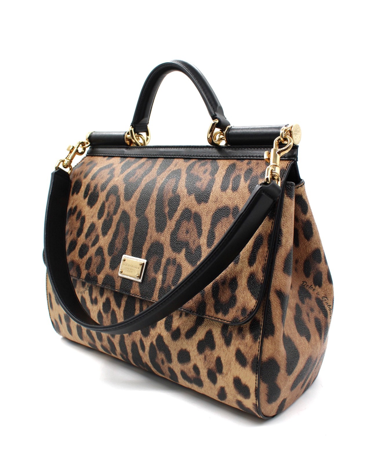 Borsa Dolce & Gabbana Miss Sicily Grande Leopardata thumb