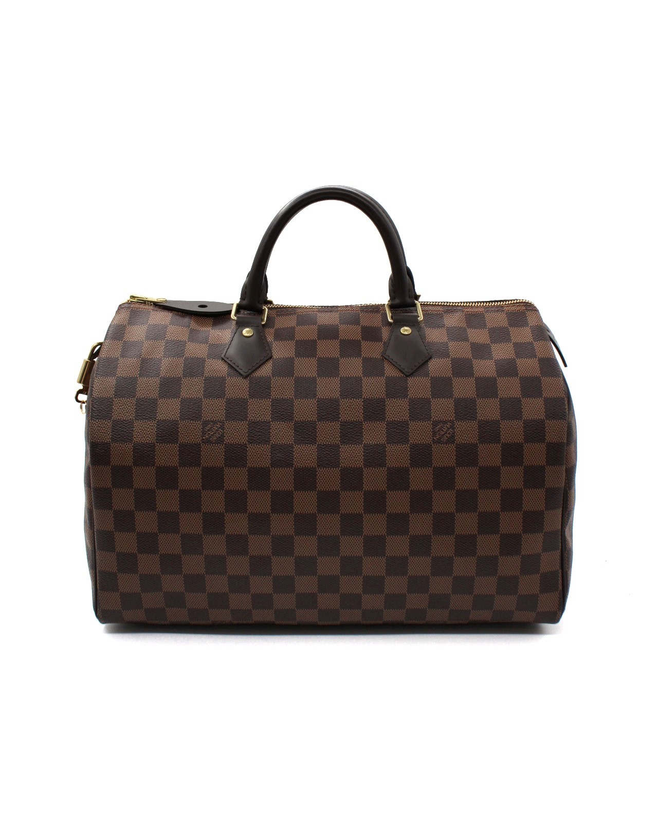 Borsa Louis Vuitton Speedy 35 Damier Ebene Con Iniziali thumb