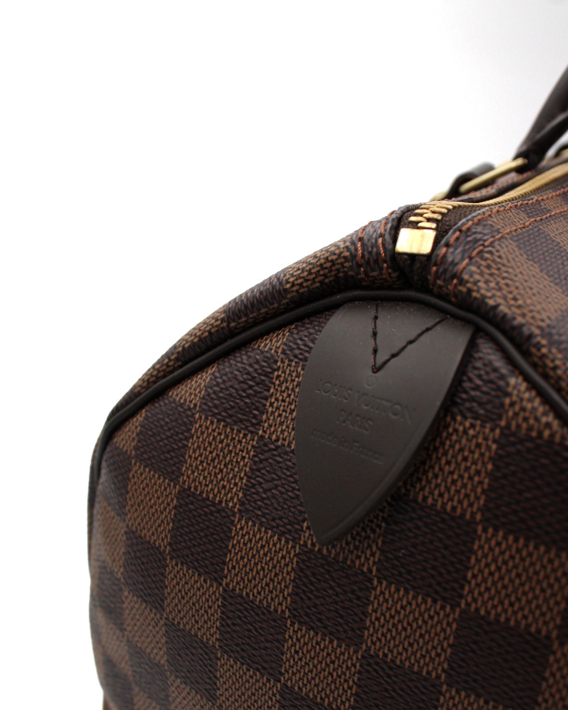 Borsa Louis Vuitton Speedy 35 Damier Ebene Con Iniziali thumb