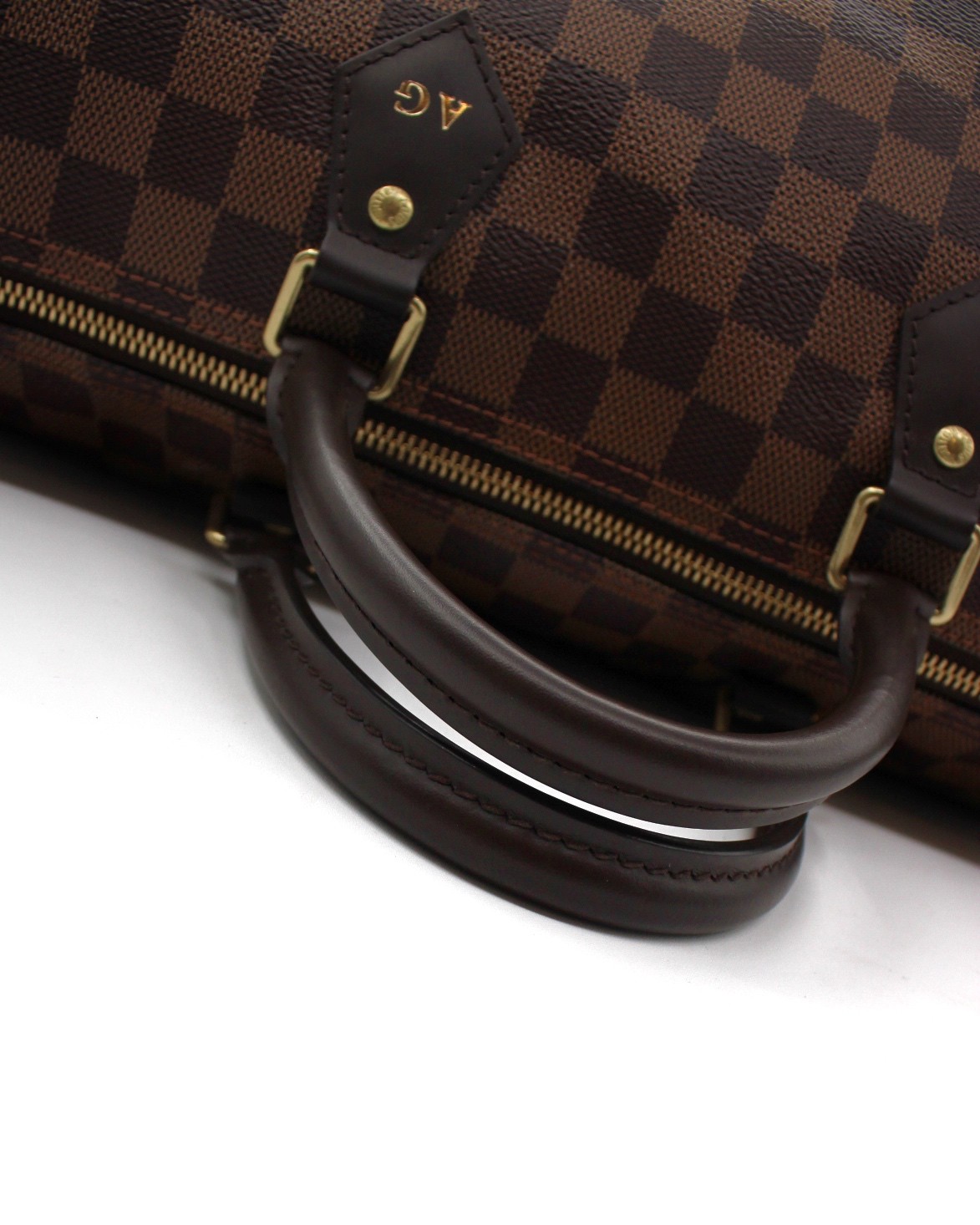 Borsa Louis Vuitton Speedy 35 Damier Ebene Con Iniziali thumb