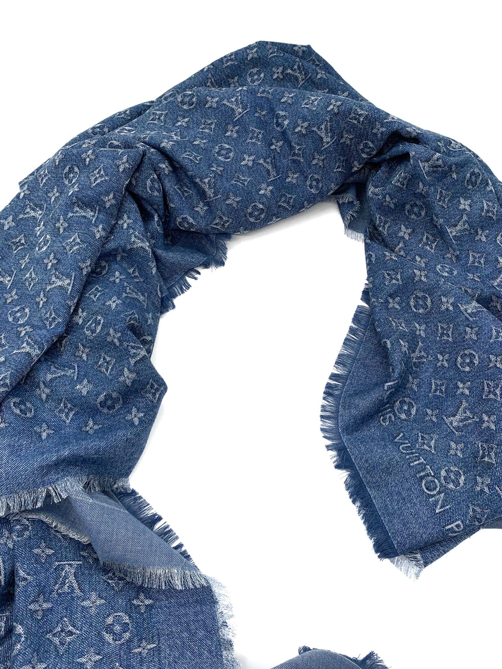 Scialle Louis Vuitton Denim thumb