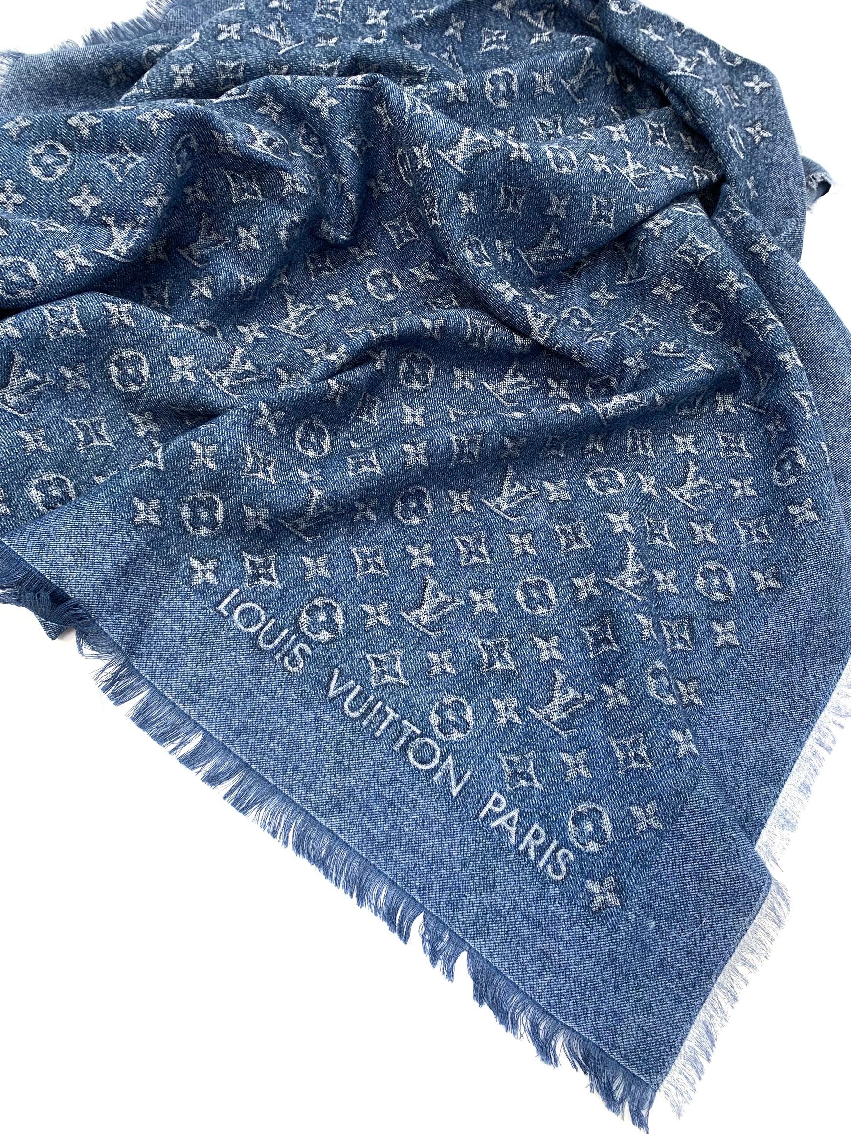 Scialle Louis Vuitton Denim thumb