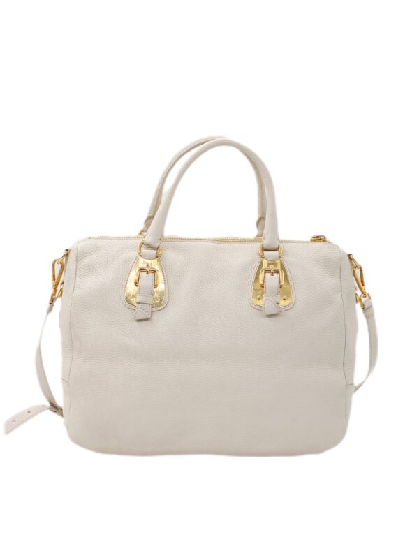 Shopper Prada in pelle martellata