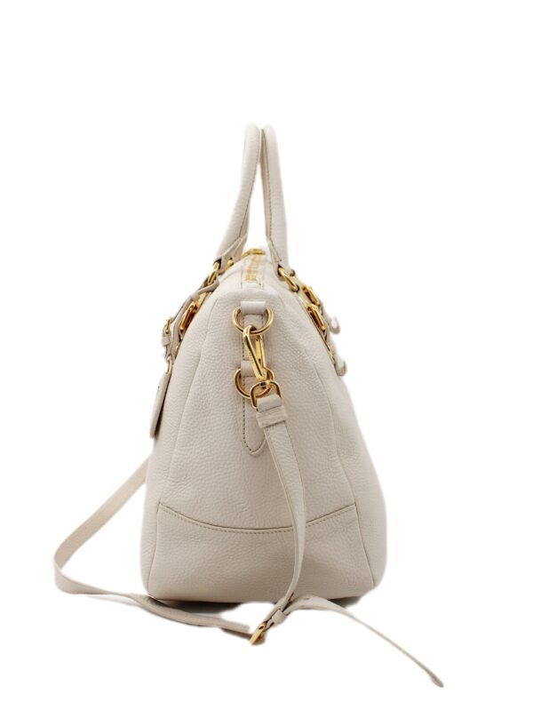 Shopper Prada in pelle martellata