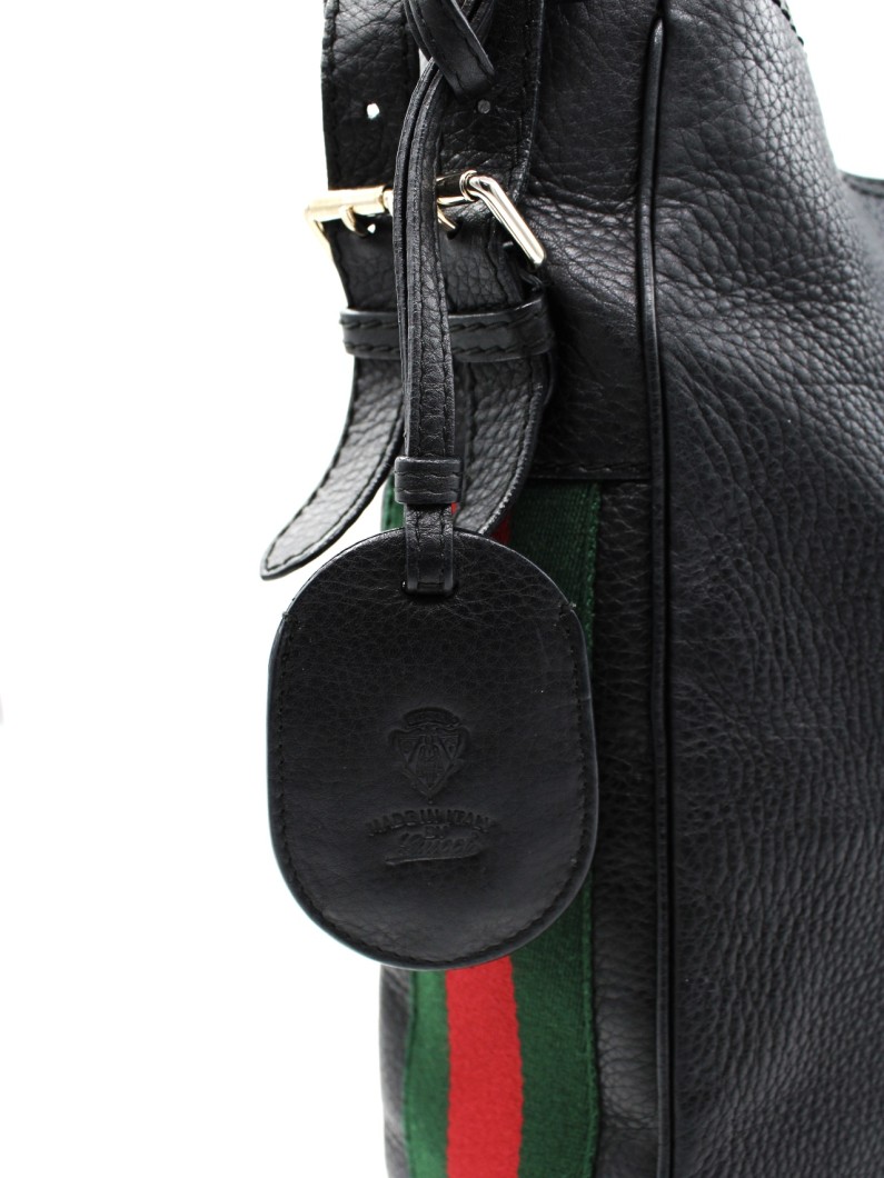 Borsa Gucci Heritage con striscia web thumb