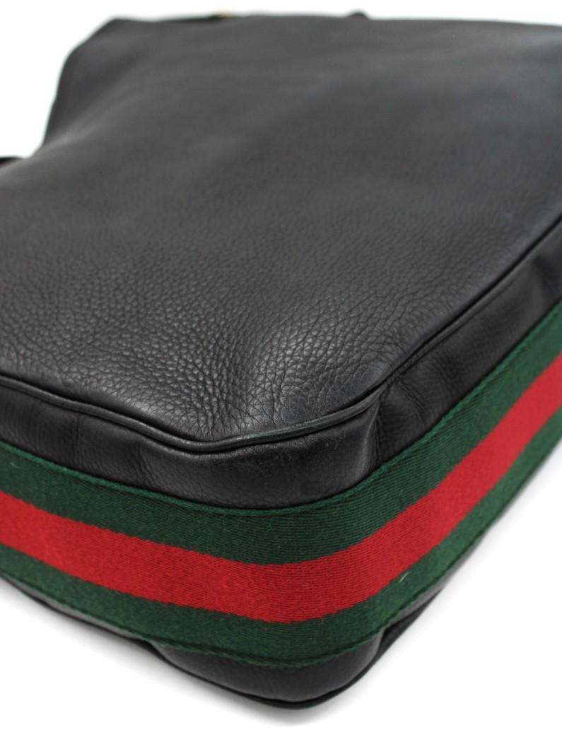 Borsa Gucci Heritage con striscia web thumb