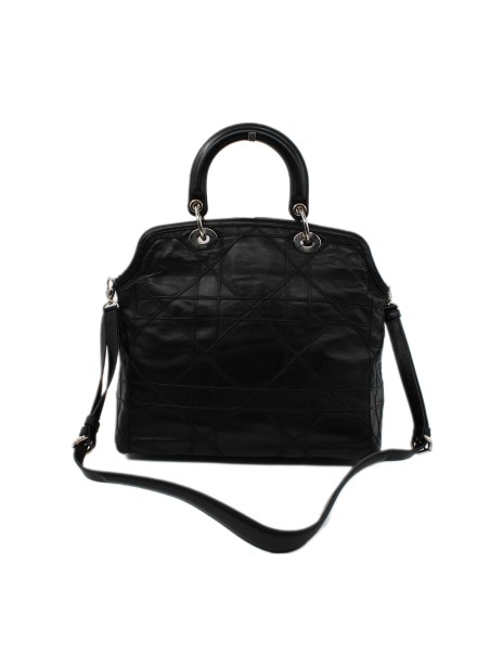 Borsa Dior Granville in nappa nera thumb