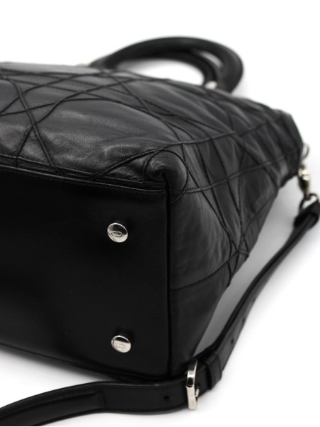 Borsa Dior Granville in nappa nera thumb