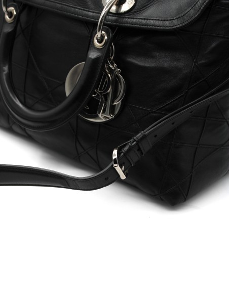 Borsa Dior Granville in nappa nera thumb