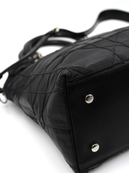 Borsa Dior Granville in nappa nera thumb