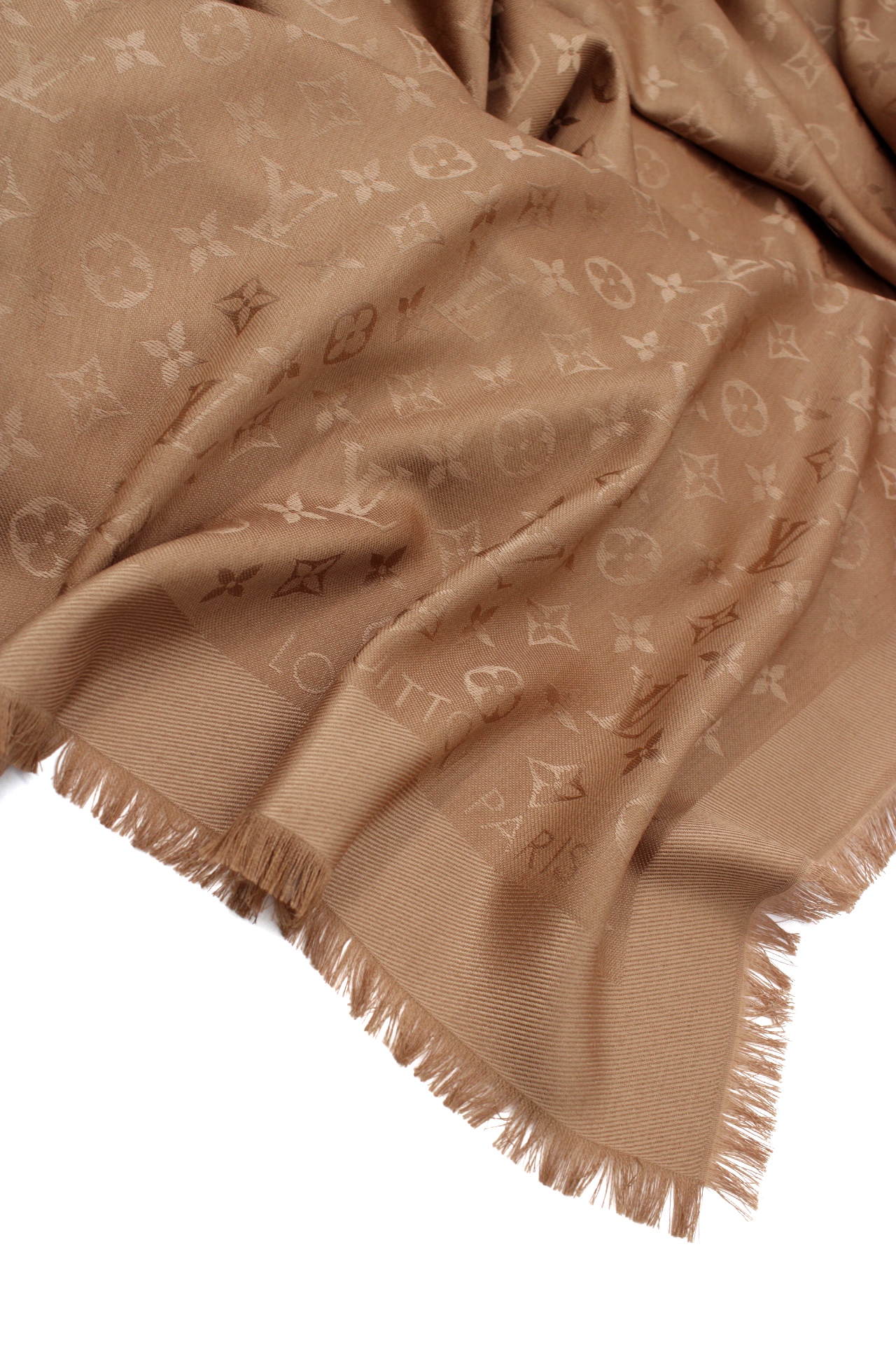 Scialle Louis Vuitton Monogram Caramel thumb