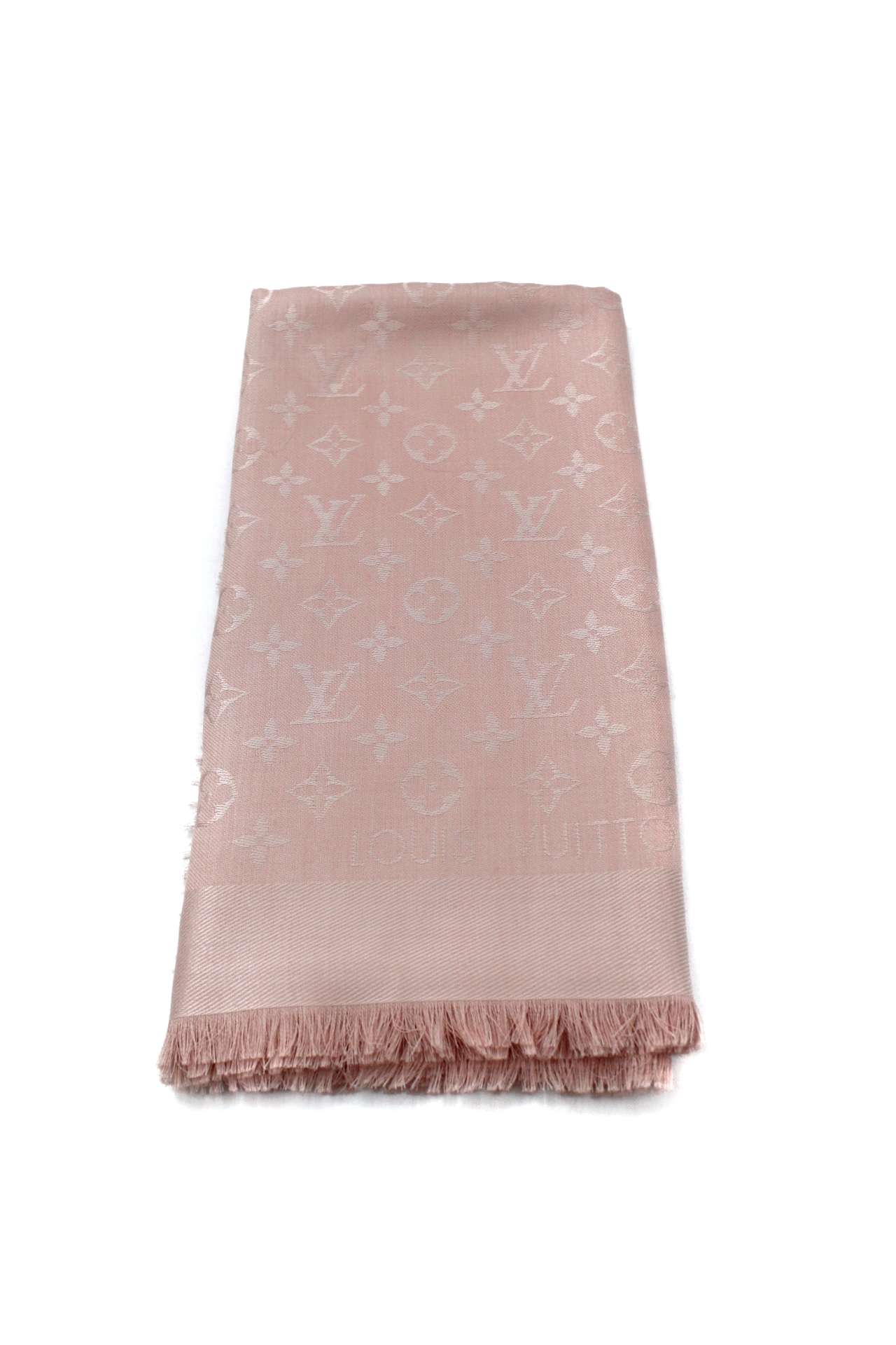 Scialle Louis Vuitton Monogram Rosa thumb