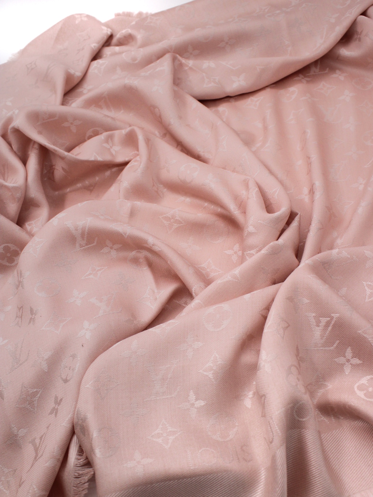 Scialle Louis Vuitton Monogram Rosa thumb