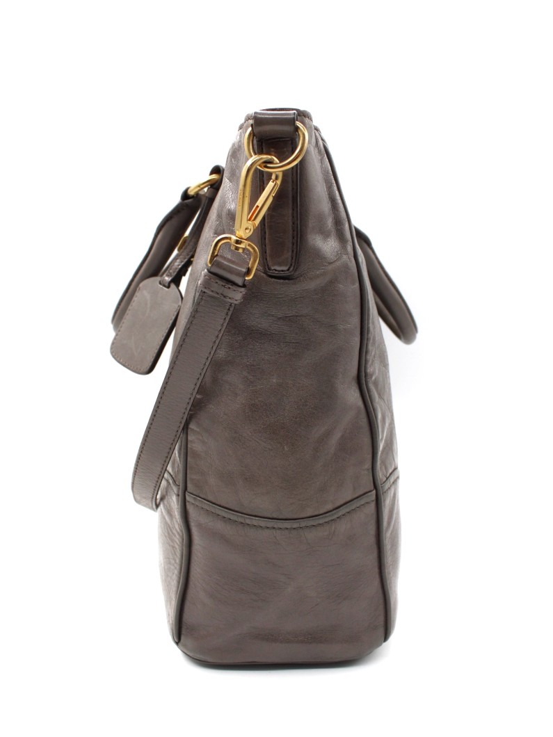 Borsa Prada in Pelle di Vitello Fango thumb