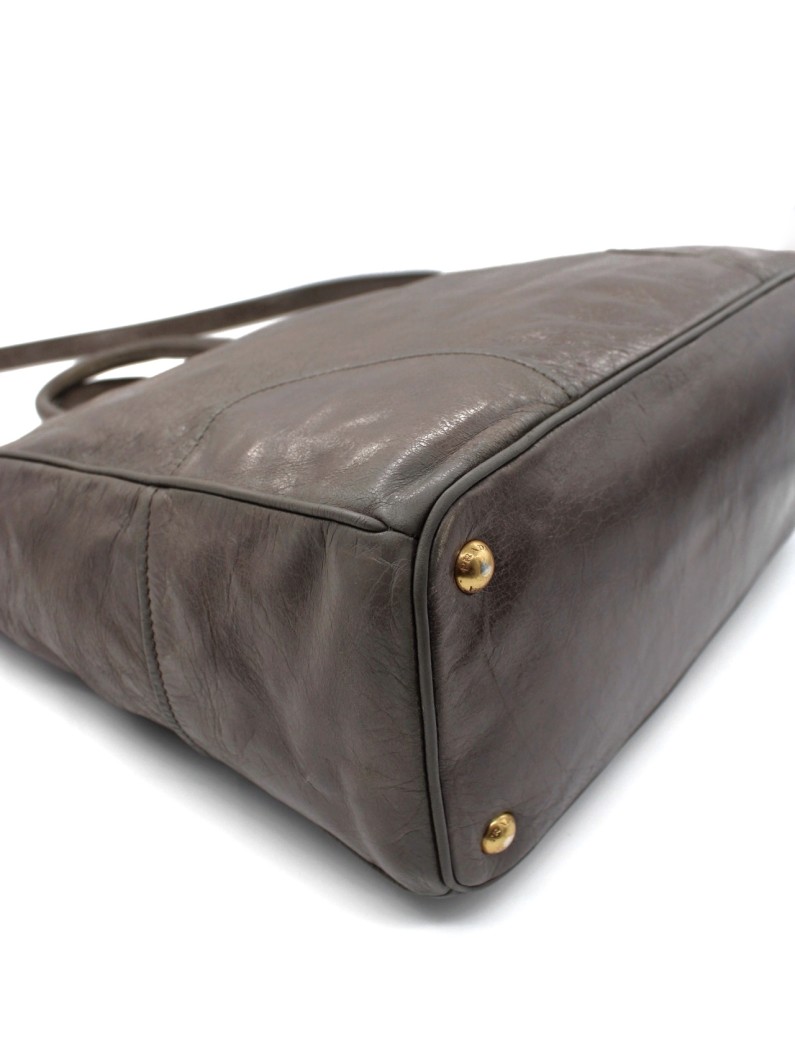Borsa Prada in Pelle di Vitello Fango thumb