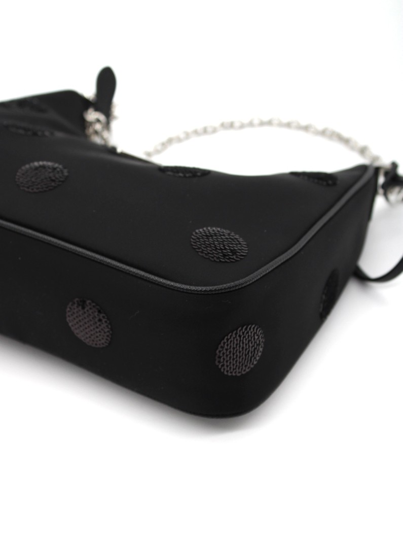Borsa Prada Re-Edition 2005 in Tela Vela Nera thumb