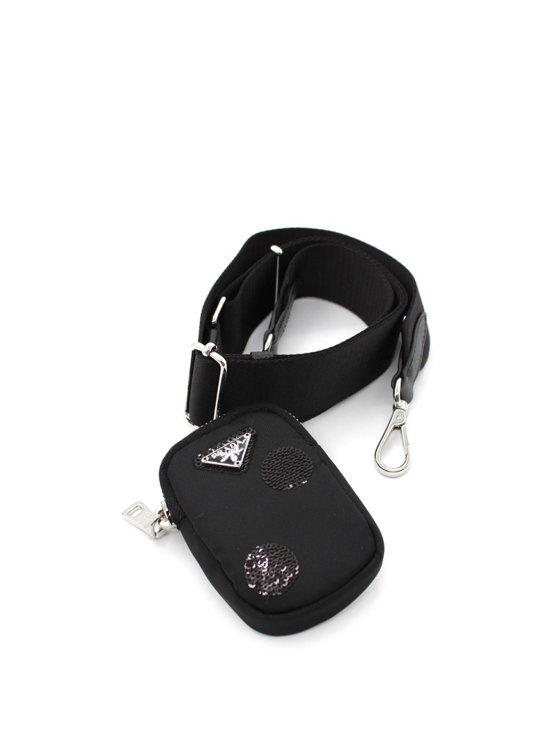 Borsa Prada Re-Edition 2005 in Tela Vela Nera thumb