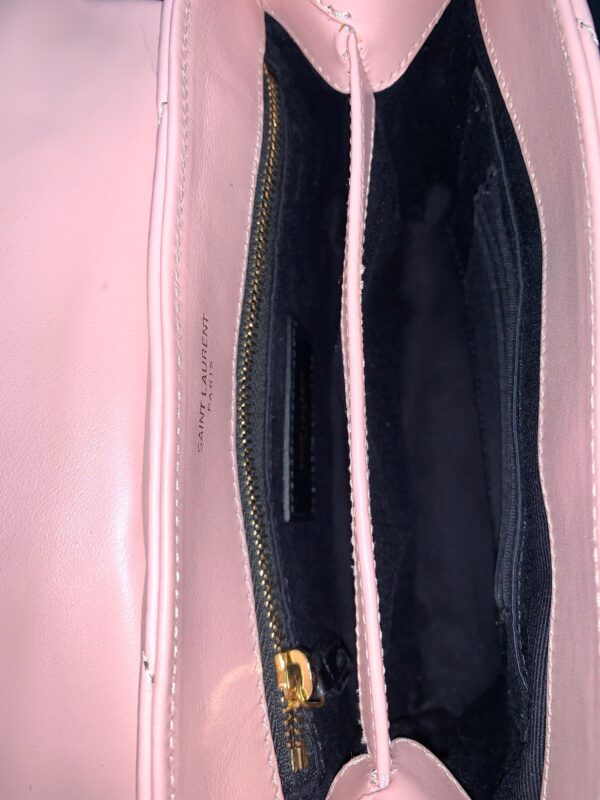 Borsa Saint Laurent LouLou Toy in pelle rosa