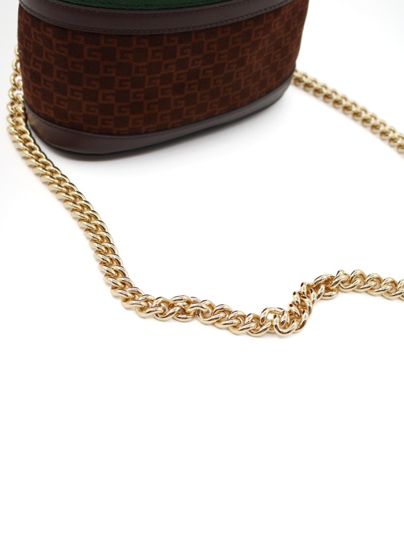 Secchiello Gucci GG Marmont in velvet e pelle thumb