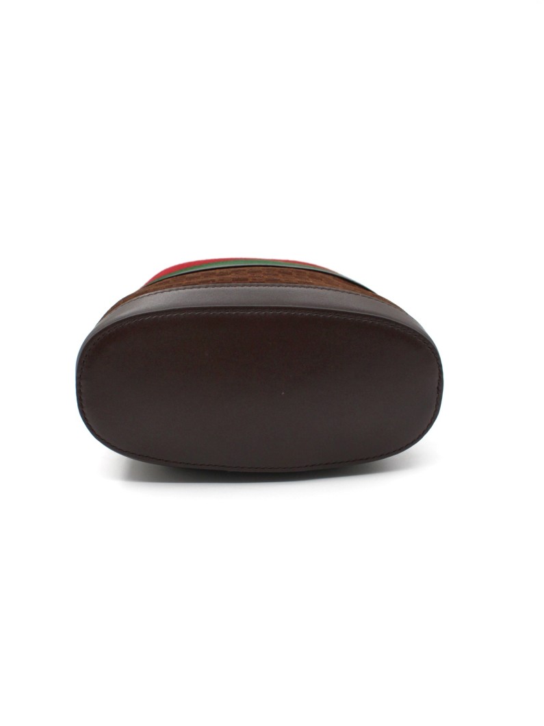 Secchiello Gucci GG Marmont in velvet e pelle thumb