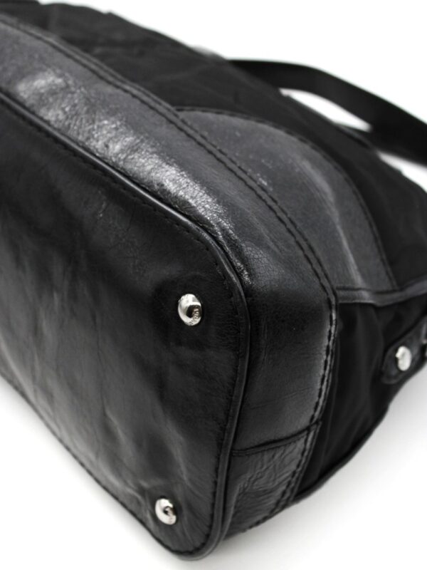 Shopper Prada in Nylon e Pelle Nera