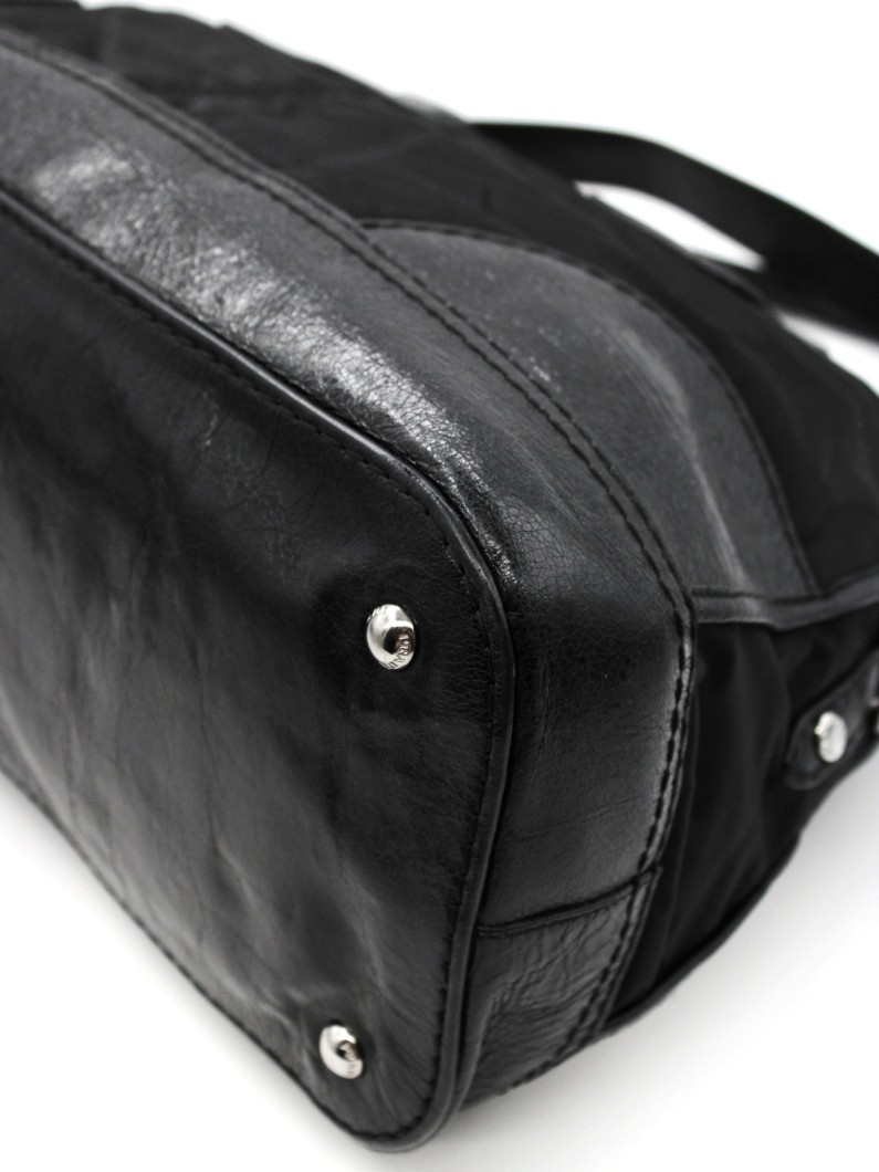 Shopper Prada in Nylon e Pelle Nera thumb