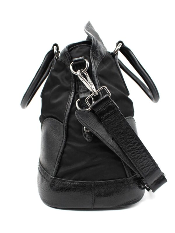 Shopper Prada in Nylon e Pelle Nera