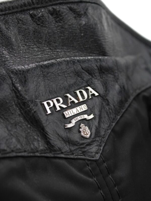 Shopper Prada in Nylon e Pelle Nera