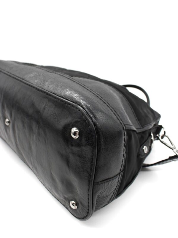 Shopper Prada in Nylon e Pelle Nera