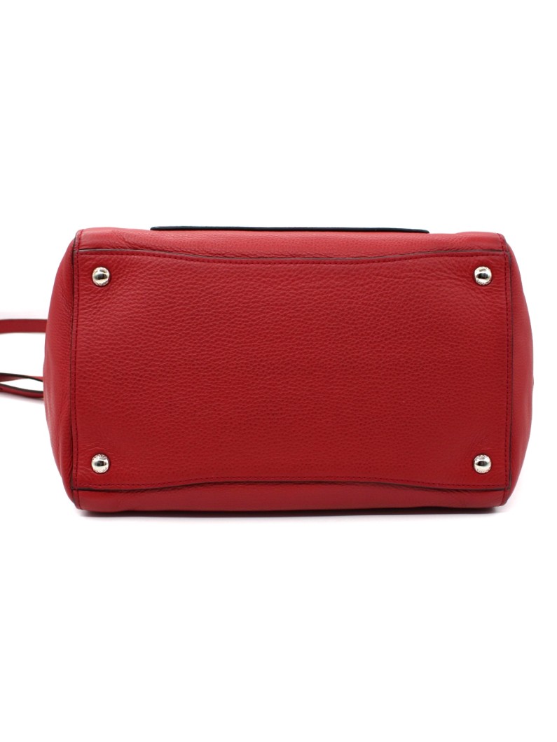 Shopper Prada in Pelle Martellata Rossa thumb