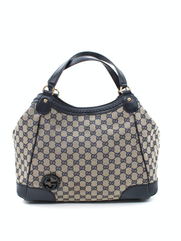 Borsa Gucci Brik GG Blu