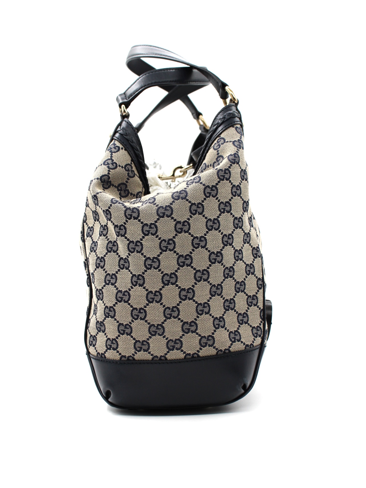Borsa Gucci Brik GG Blu thumb