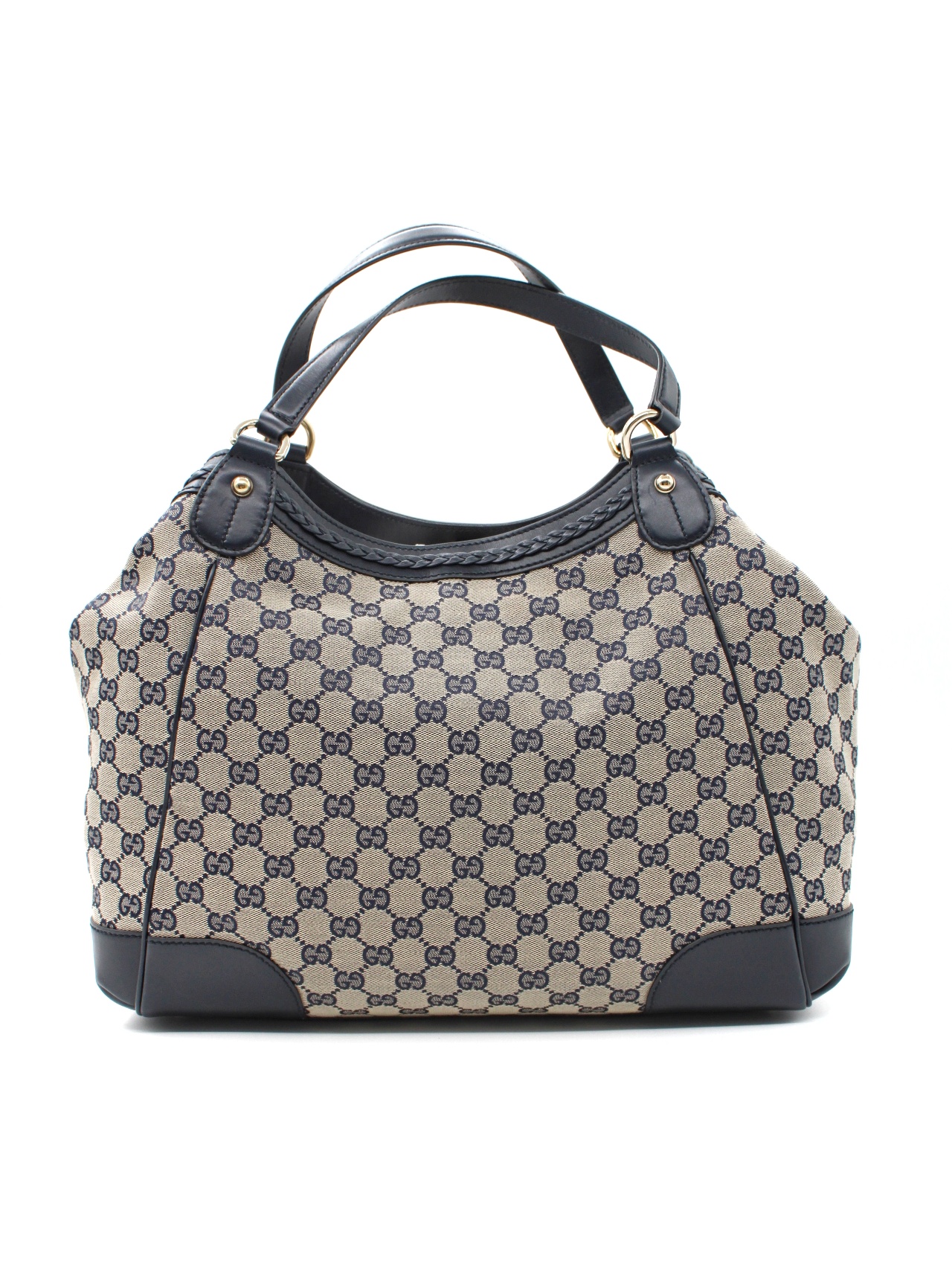 Borsa Gucci Brik GG Blu thumb