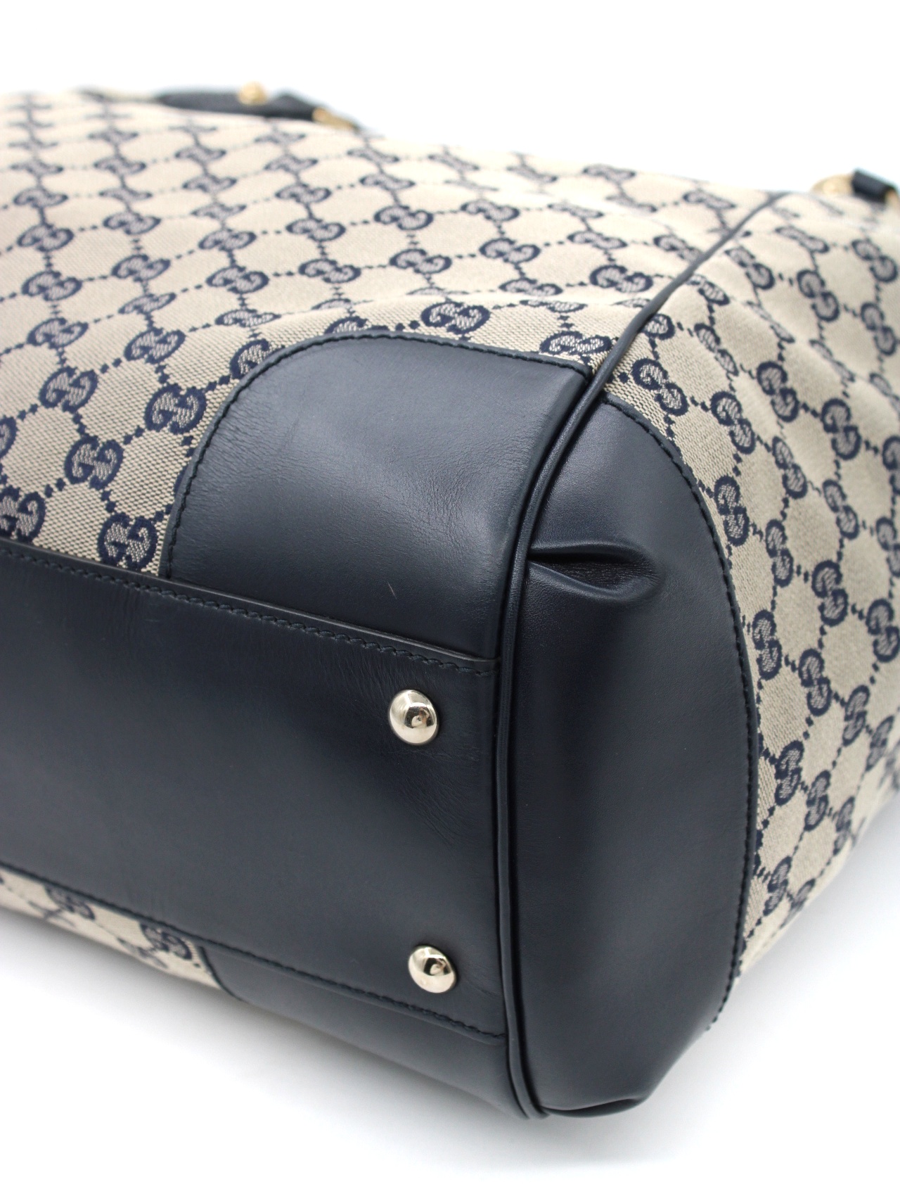 Borsa Gucci Brik GG Blu thumb