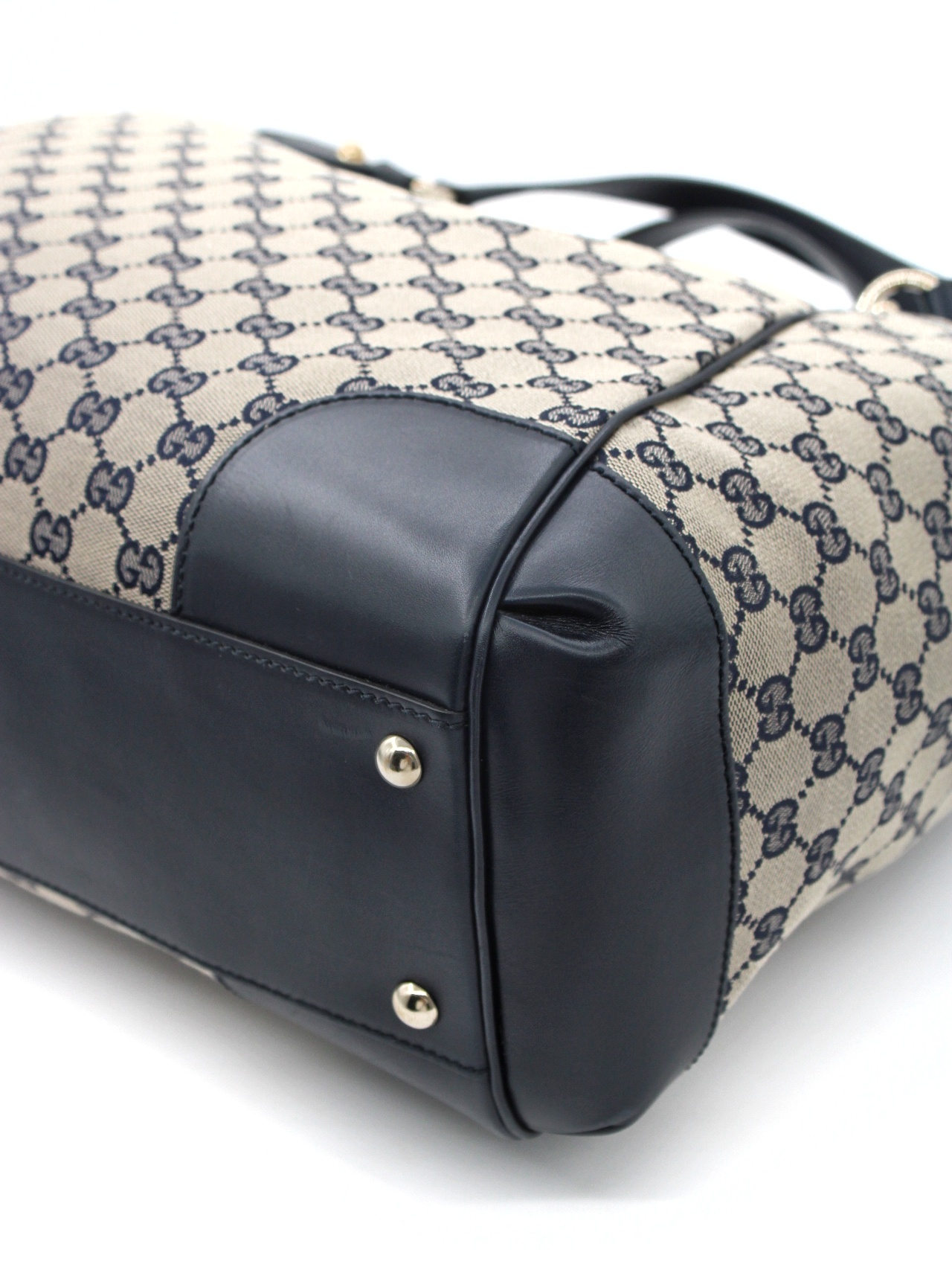 Borsa Gucci Brik GG Blu thumb