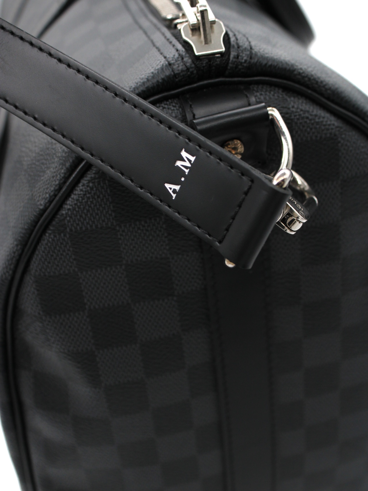 Keepall Louis Vuitton Bandouliere 45 in Damier Graphite thumb