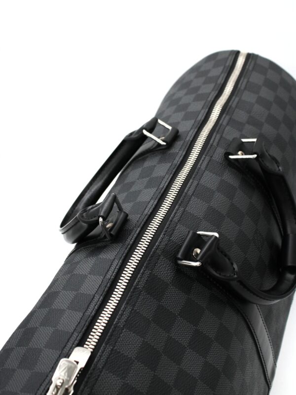 Keepall Louis Vuitton Bandouliere 45 in Damier Graphite