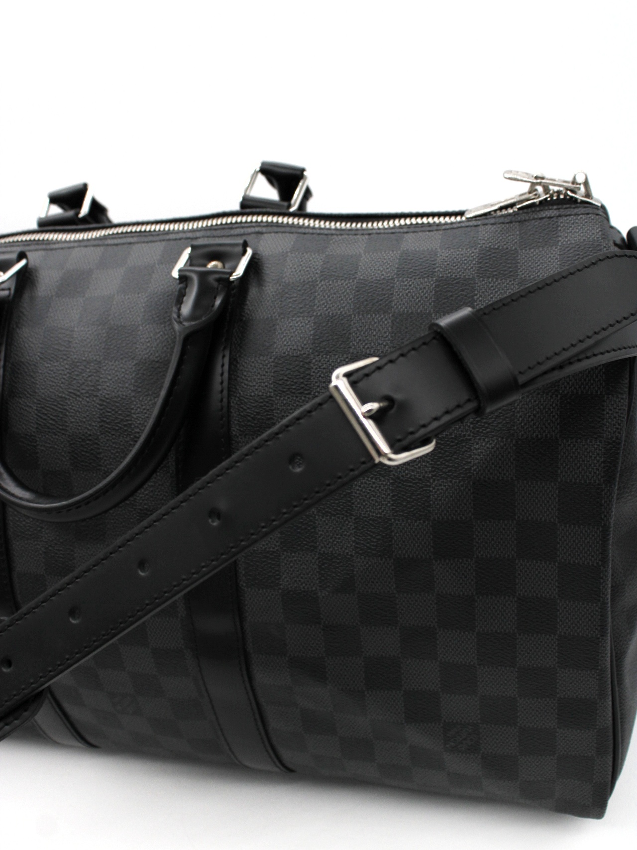 Keepall Louis Vuitton Bandouliere 45 in Damier Graphite thumb