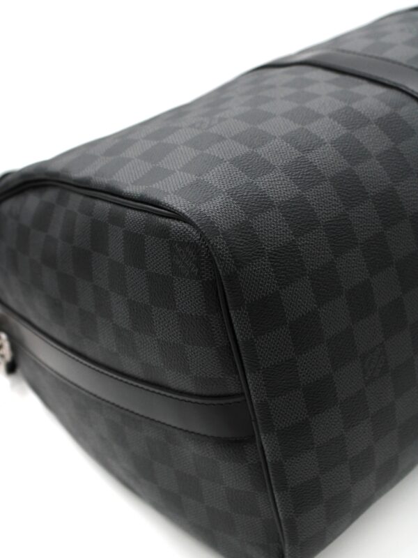 Keepall Louis Vuitton Bandouliere 45 in Damier Graphite