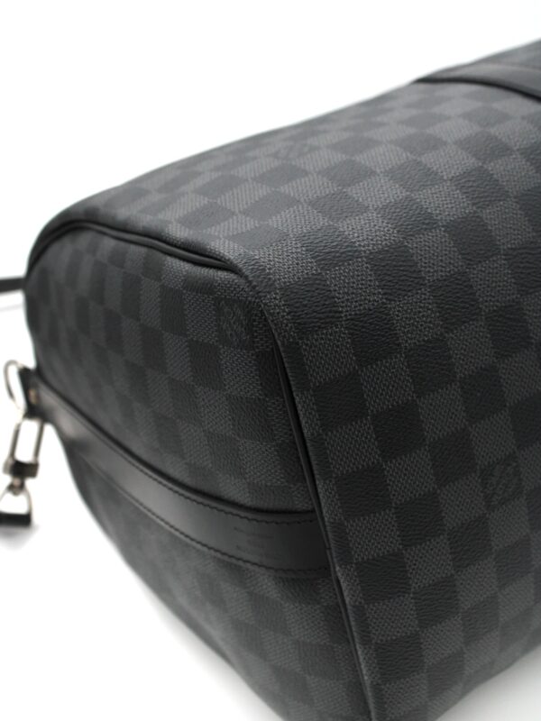 Keepall Louis Vuitton Bandouliere 45 in Damier Graphite