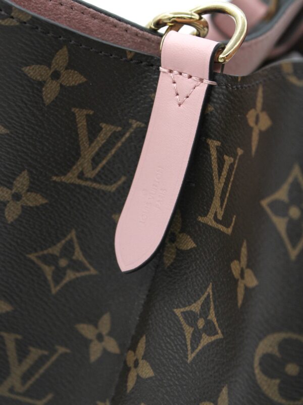 Borsa Louis Vuitton NéoNoé MM in monogram ed inserti rosa