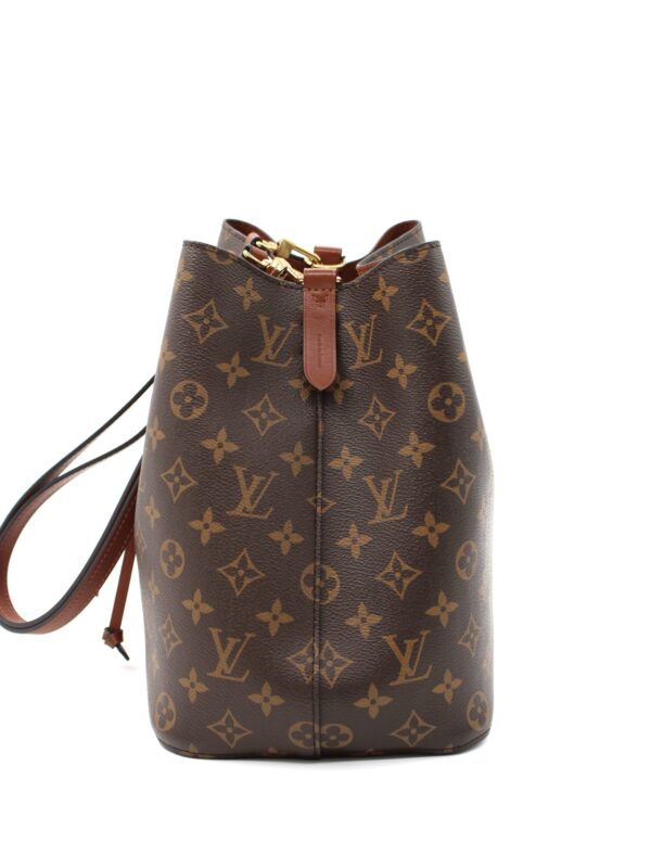 Borsa Louis Vuitton NéoNoé MM in monogram ed inserti marrone